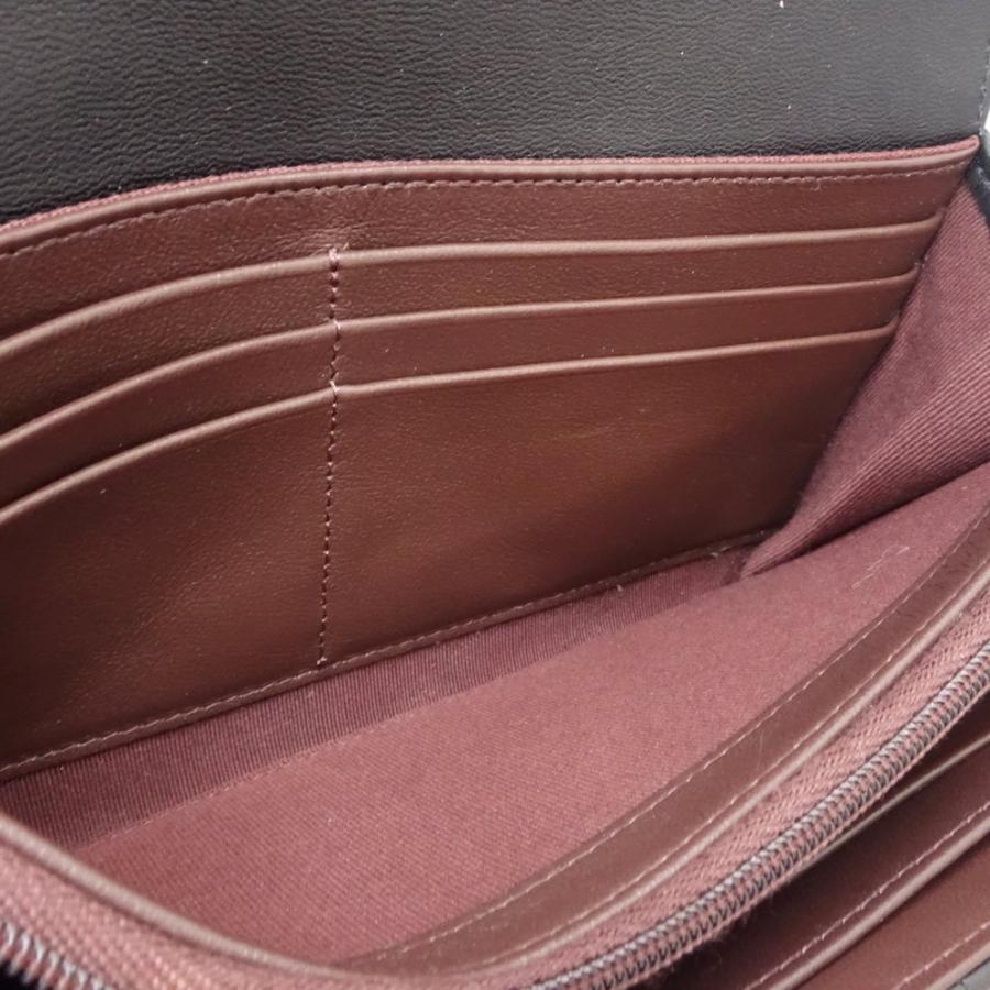 CHANEL シャネル クラシックロングフラップウォレット マトラッセ ココ  