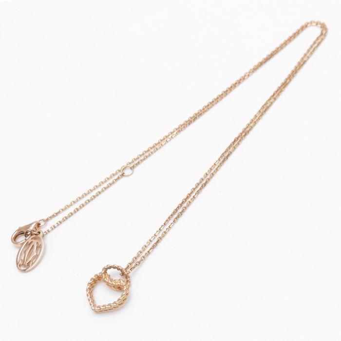 美品 カルティエ CARTIER ハート トルタデ ネックレス K18PG ピンクゴールド ペンダント/092127【中古】【BJ】 【TMF1247397369】(44855円)