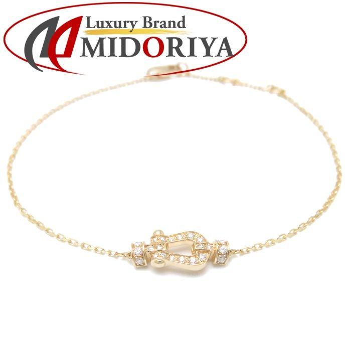 フレッド FRED ミニフォース10 ブレスレット スモール ダイヤモンド K18YG イエローゴールド/092646【中古】【BJ】