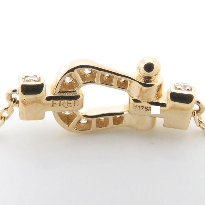 【タイムセール】 フレッド FRED ミニフォース10 ブレスレット スモール ダイヤモンド K18YG イエローゴールド/092646【中古】【BJ】 【RIZ1658838485】(59650円)