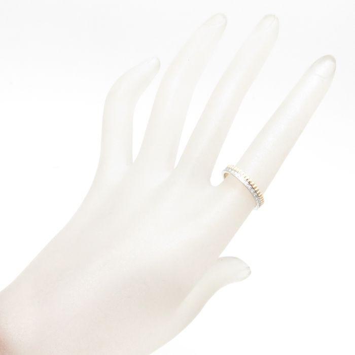 ブランド ブシュロン BOUCHERON キャトルラディアント リング ハーフダイヤモンド K18YGxWG #52 11.5号 指輪/092681【中古】【BJ】 【QG3854399195】(138600円)