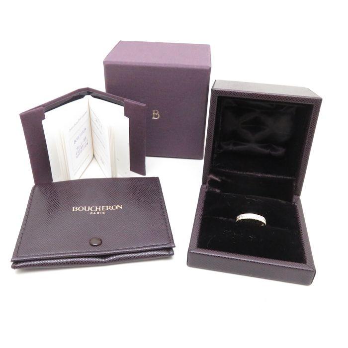 ブランド ブシュロン BOUCHERON キャトルラディアント リング ハーフダイヤモンド K18YGxWG #52 11.5号 指輪/092681【中古】【BJ】 【QG3854399195】(138600円)