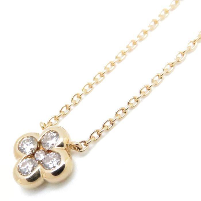 超特盛ミラクルプライス スタージュエリー STAR JEWELRY ダイヤモンドネックレス K18YG ダイヤモンド0.11ct フラワーモチーフ イエローゴールド ペンダント/092821【中古】【BJ】 【A1934363181】(11140円)