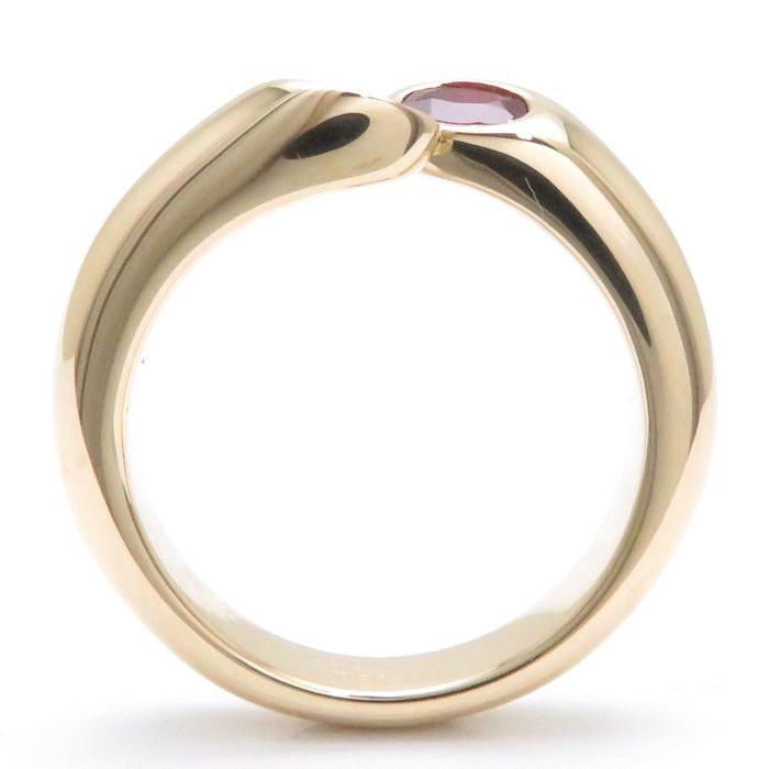 ブランド カルティエ Cartier エリプス ドゥ テッド リング ルビー K18YG #55 14号 イエローゴールド 指輪/092905【中古】【BJ】 【PET1526130405】(54878円)