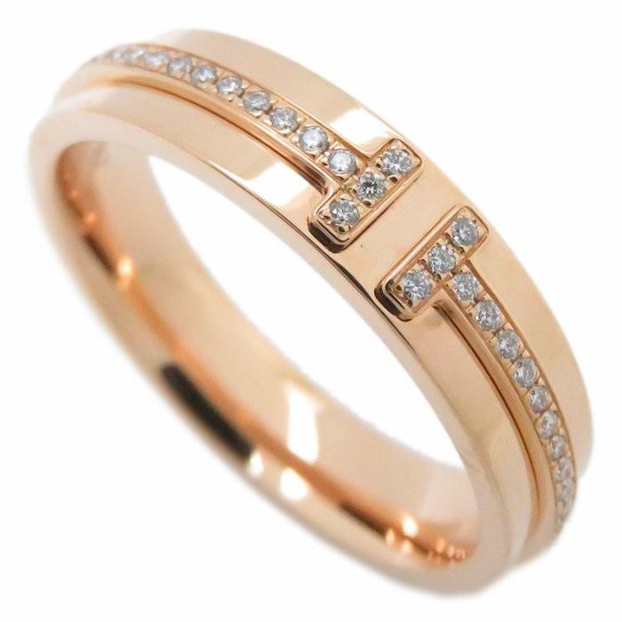 ティファニー Tiffany Co Tナローリング ダイヤモンド K18pg 14号 ピンクゴールド 指輪 中古 株式会社midoriya 通販 Yahoo ショッピング