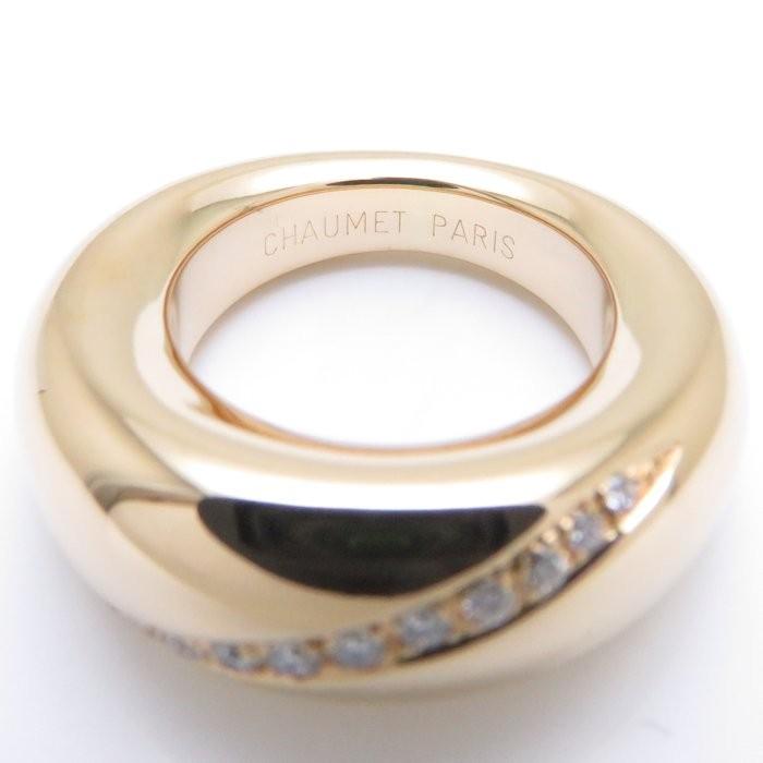 ショーメ CHAUMET アノーグリフェ リング ダイヤモンド K18YG 10号 