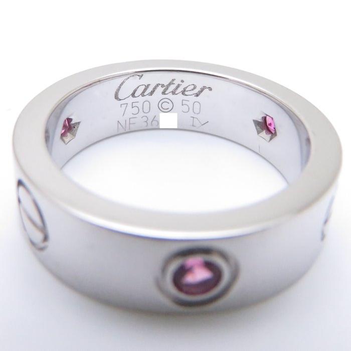 カルティエ Cartier ラブリング 3pピンクサファイヤ 伊勢丹限定 K18wg 50 10号 ホワイトゴールド 指輪 中古 株式会社midoriya 通販 Yahoo ショッピング