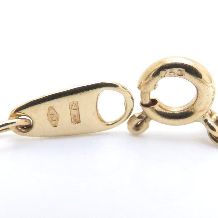 ウノアエレ UNOAERRE チェーンネックレス K18YG 40cm デザインネックレス イエローゴールド/093649【中古】【BJ】 