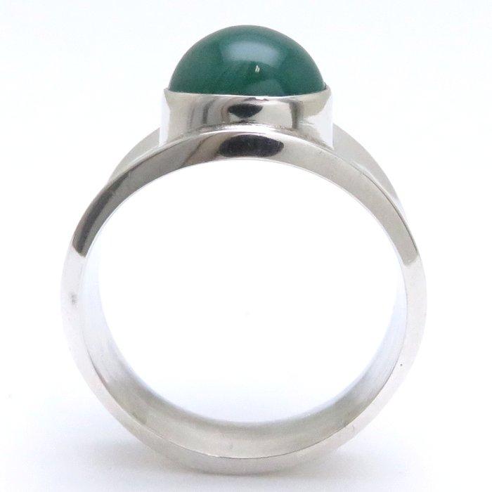 ジョージジェンセン GEORG JENSEN リング グリーンアゲート 124 SV925 