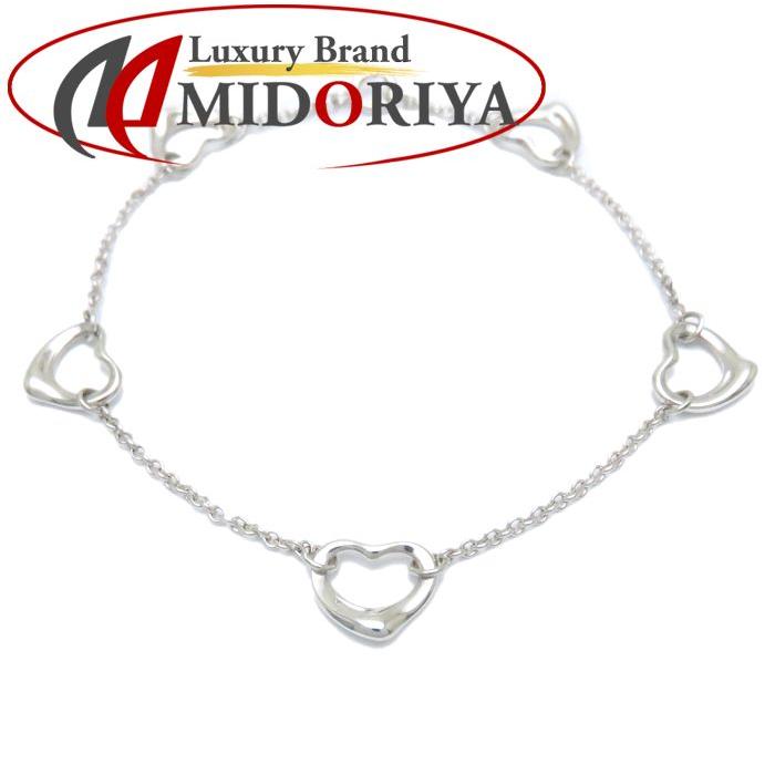 ティファニー　オープンハート　ブレスレットSv925 TIFFANY&Co. ティファニー オープンハート ブレスレット 5P