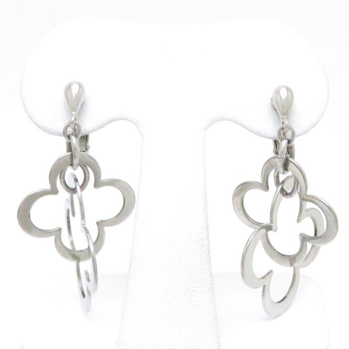 アンテプリマ ANTEPRIMA イヤリング フラワーモチーフ シルバーメッキ  