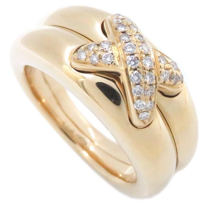 ショーメ Chaumet リアン ドゥ ショーメ リング ダイヤモンド K18yg 10号 イエローゴールド 指輪 中古 株式会社midoriya 通販 Yahoo ショッピング