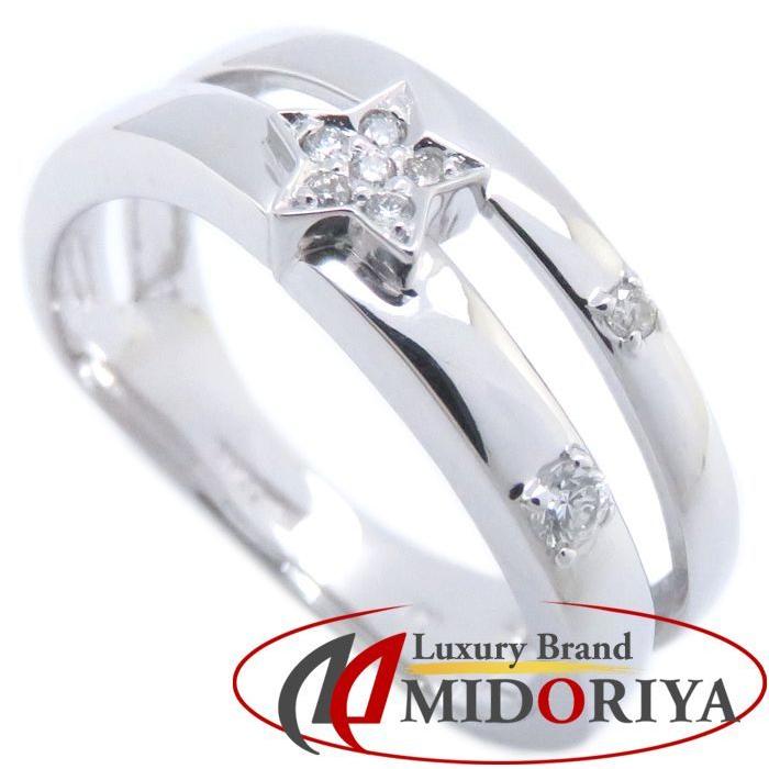 全ての ヴァンドーム青山 Vendome Aoyama ダイヤモンドリング K18wg 13 5号 星モチーフ ホワイトゴールド 指輪 0945 中古 史上最も激安 Gestion Etechnologies Shop