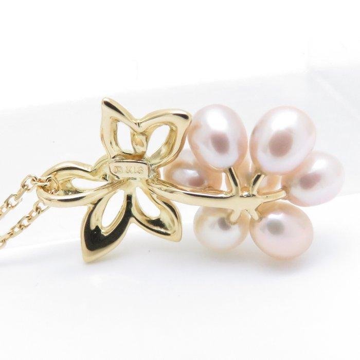 MIKIMOTO（ミキモト） ネックレス 葡萄モチーフ K18YG パール 真珠