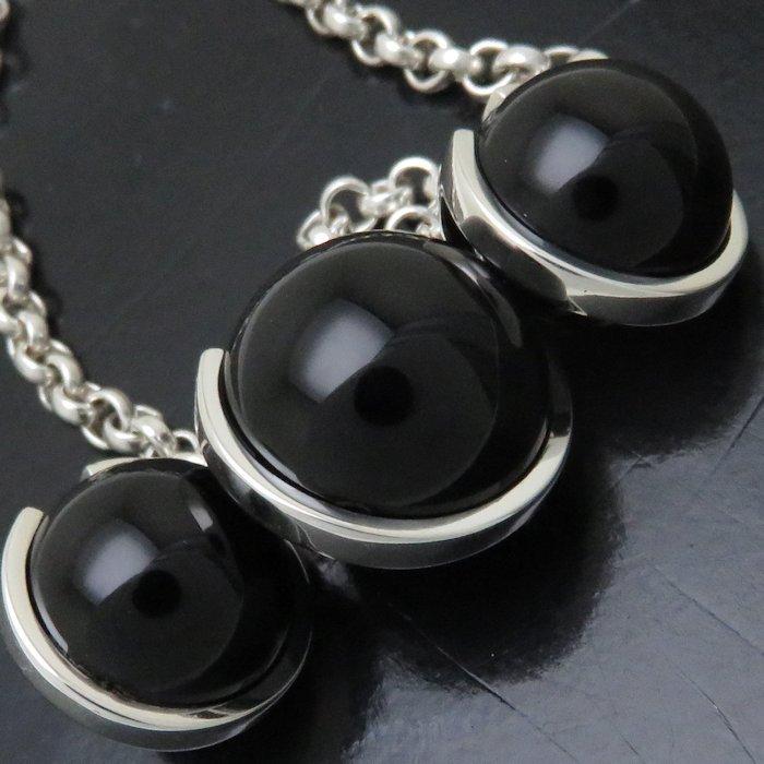 高評価続出！ GUCCI グッチ ブレスレット オニキス Gモチーフ ボール SV925 シルバー /094984【中古】【BJ】 【2602874306】(14990円)