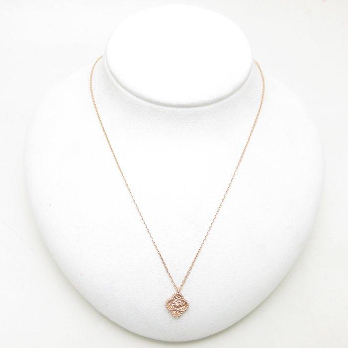 ヴァンクリーフ アーペル Van Cleef Arpels スウィート アルハンブラ ネックレス K18pg ピンクゴールド ペンダント 中古 株式会社midoriya 通販 Yahoo ショッピング