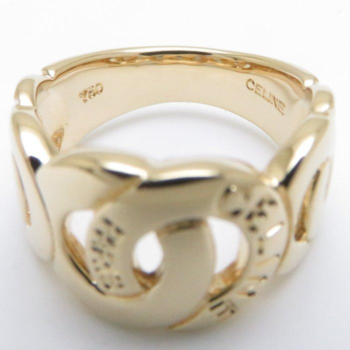 ウルトラ！ セリーヌ CELINE サークル リング K18YG 750 イエローゴールド 12号 指輪/095240【中古】【BJ】 【JS9574517693】(34429円)