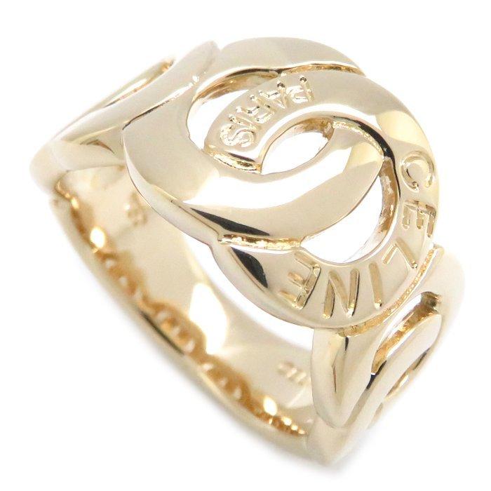 ウルトラ！ セリーヌ CELINE サークル リング K18YG 750 イエローゴールド 12号 指輪/095240【中古】【BJ】 【JS9574517693】(34429円)