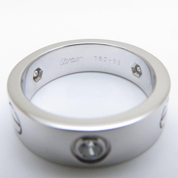 Cartier（カルティエ） ラブリング 3Pダイヤモンド K18WG B4032500 #53