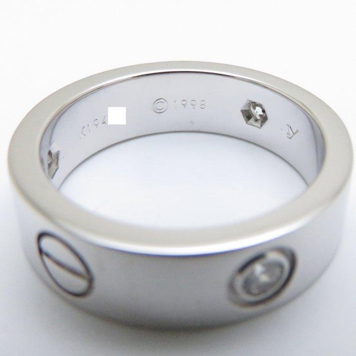 Cartier（カルティエ） ラブリング 3Pダイヤモンド K18WG B4032500 #53