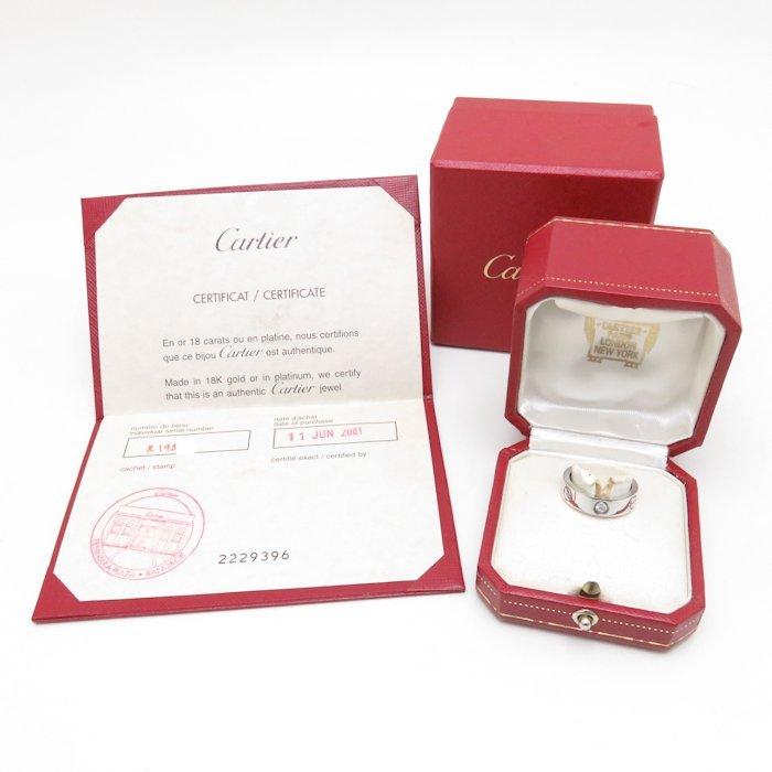 Cartier（カルティエ） ラブリング 3Pダイヤモンド K18WG B4032500 #53