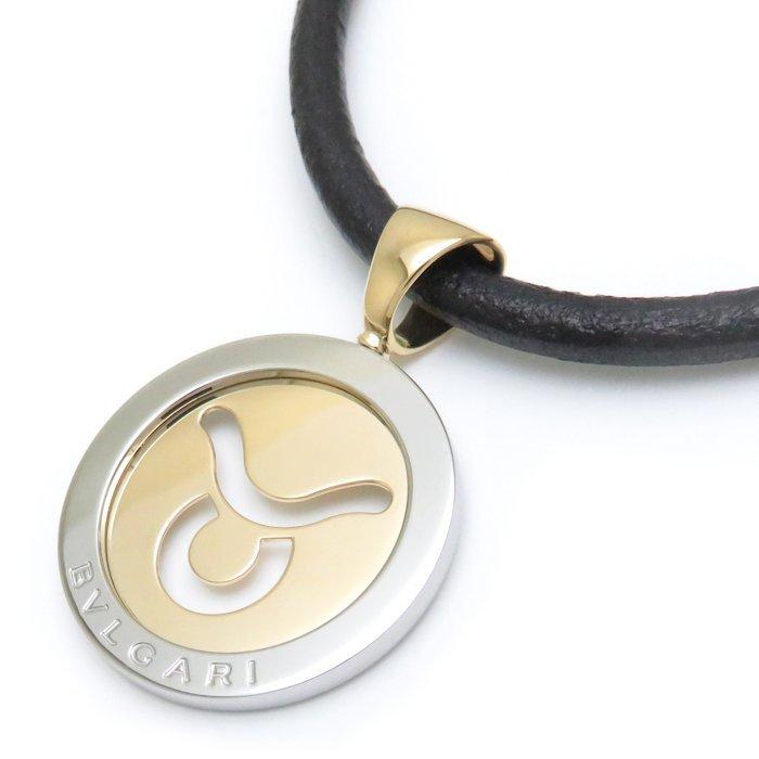 ブルガリ Bvlgari トンド タウロス ペンダントトップ レザーチョーカー Ss K18yg おうし座 星座 中古 Bj Midoriya 通販 Yahoo ショッピング