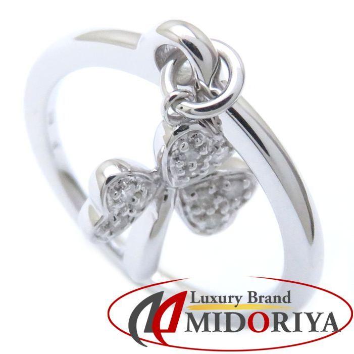フォリフォリ Folli Follie リング クローバーモチーフ ダイヤモンド0 06ct K18wg 50 9 5号 ホワイトゴールド 指輪 中古 株式会社midoriya 通販 Yahoo ショッピング