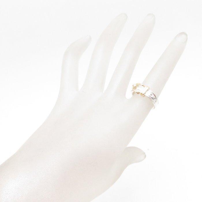 HERMES エルメス サンチュール リング ベルトモチーフ SV925 750YG