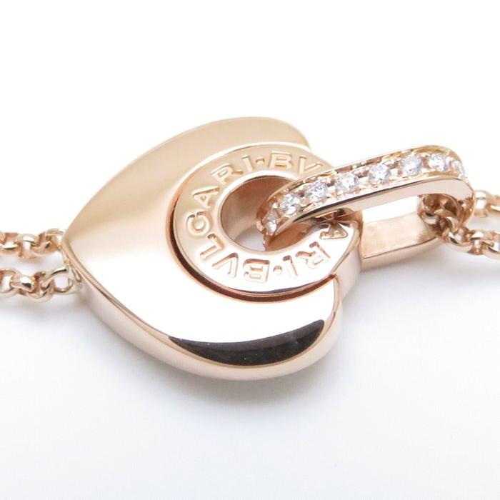 【希少品】 ブルガリ BVLGARI クオーレ ブレスレット SM ホワイトシェル ダイヤモンド K18PG 353031 750 ピンクゴールド/095838【中古】【BJ】 【HO2468921370】(88780円)