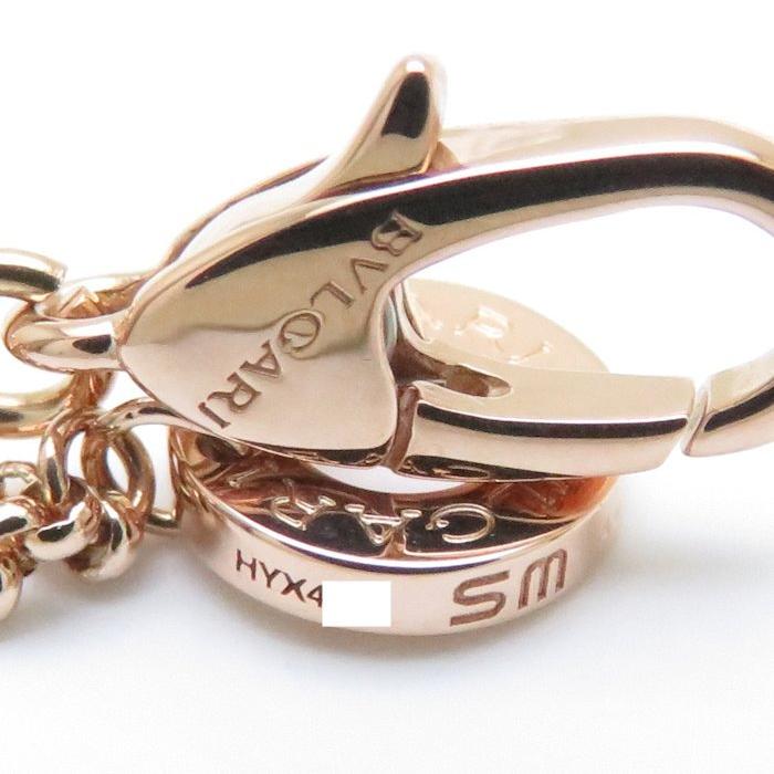 【希少品】 ブルガリ BVLGARI クオーレ ブレスレット SM ホワイトシェル ダイヤモンド K18PG 353031 750 ピンクゴールド/095838【中古】【BJ】 【HO2468921370】(88780円)