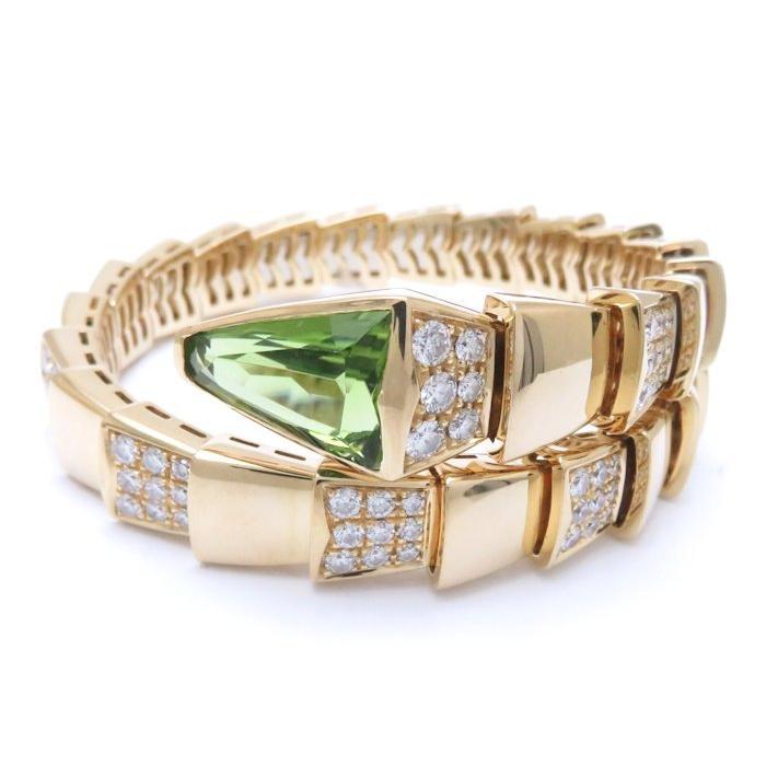BVLGARI（ブルガリ） セルペンティ ヴァイパー バングル ペリドット