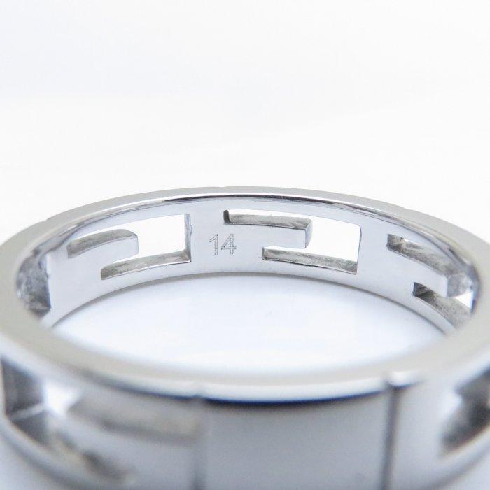 GUCCI グッチ マルチプル リング K18WG #14 13.5号 ホワイトゴールド  