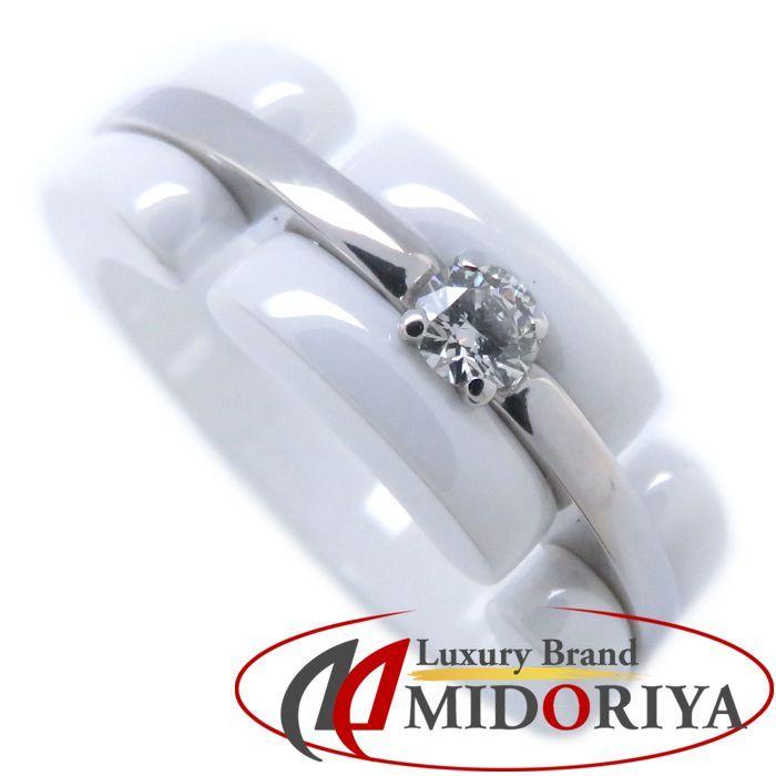 シャネル Chanel ウルトラリング 1pダイヤモンド J4284 ホワイトセラミック K18wg ホワイトゴールド 51 10号 指輪 中古 Bj Midoriya 通販 Yahoo ショッピング