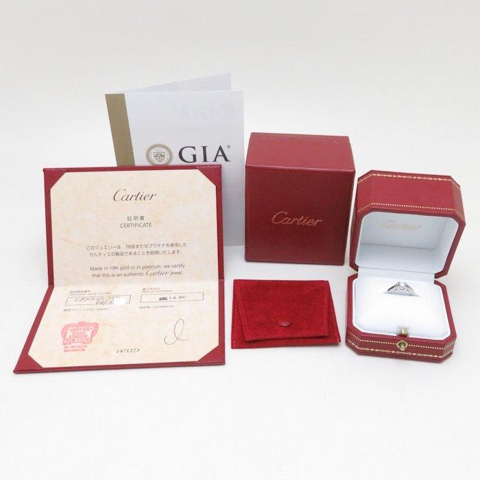 【値下げ⭕️】 Cartier カルティエ バレリーナ ダイヤモンド リング ダイヤモンド0.20ct E/VVS1/3Excellent Pt950 #50 9.5号 N4230300 指輪/096125【中古】【BJ】 【GM1505880113】(54150円)