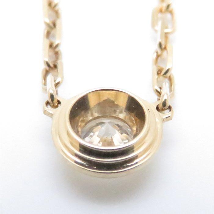 完動品 Cartier カルティエ ディアマンレジェドゥカルティエ SM ネックレス 一粒ダイヤモンド K18YG B7215800 ペンダント/096127【中古】【BJ】 【F1352927817】(48650円)