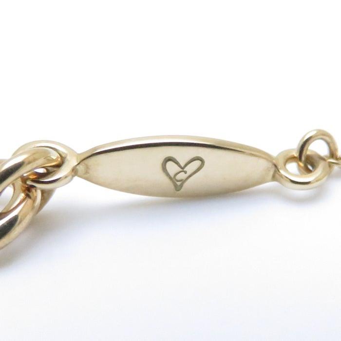 AHKAH（アーカー） ビリーブユー ネックレス K18YG ダイヤモンド0.10ct