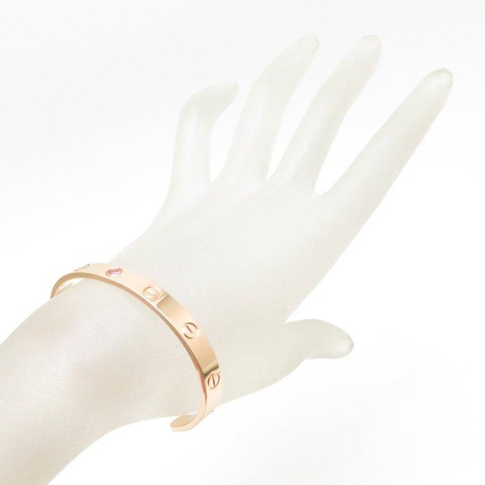 Cartier カルティエ ラブオープンブレスレット バングル 1Pピンク  