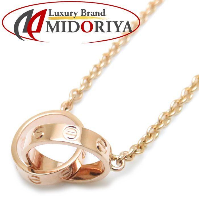 Cartier カルティエ ベビーラブ ネックレス K18PG B7212300 ピンク  