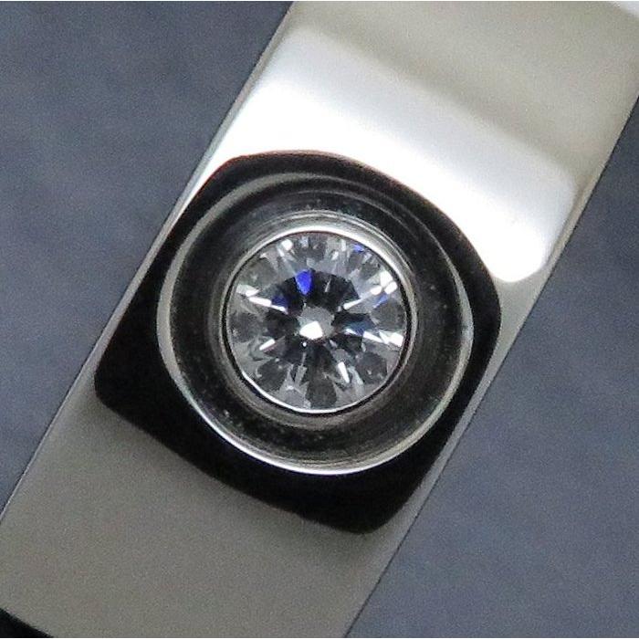Cartier（カルティエ） ラブリング 1Pダイヤモンド Pt950 #48 8号