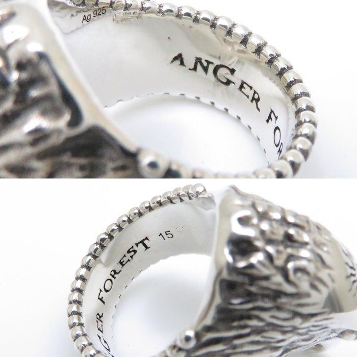 GUCCI グッチ リング ANGER FOREST イーグルヘッド SV925 シルバー #15 