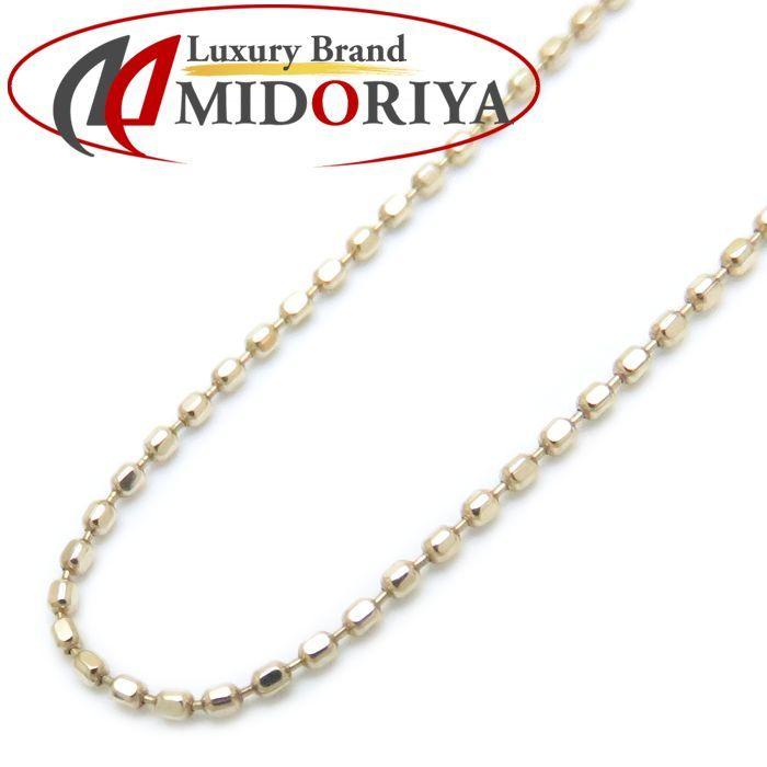 アクセサリー agete necklace 10K YG 40cm agete（アガット） チェーンネックレス K10YG 40cm 0.9グラム イエロー