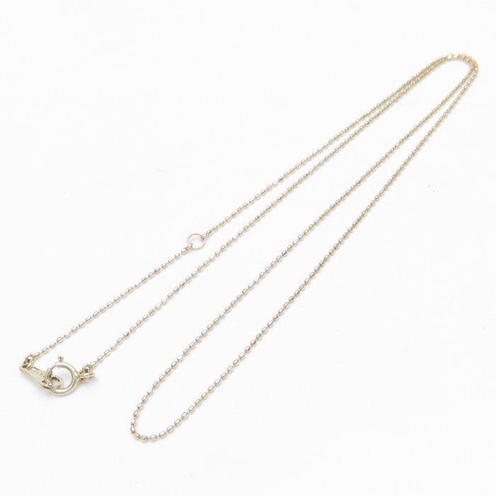 アクセサリー agete necklace 10K YG 40cm agete（アガット） チェーンネックレス K10YG 40cm 0.9グラム イエロー