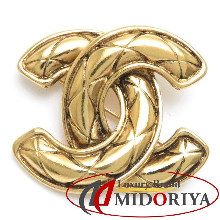 シャネル CHANEL ココマーク ブローチ GP ゴールドメッキ/ 096692