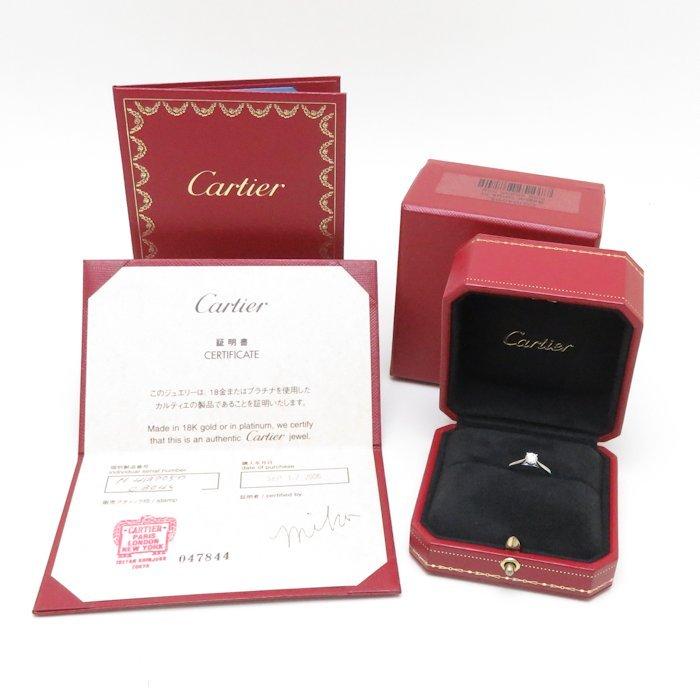 【新品同様 / 希少】 Cartier カルティエ 1895 ソリテール ダイヤモンド リング 一粒ダイヤモンド0.31ct F/VVS1 Pt950 #50 9.5号 N4137000 プラチナ 指輪/096707【中古】【BJ】 【EIM1174585909】(42237円)