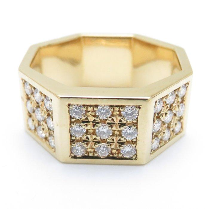 TASAKI 田崎真珠 ダイヤモンドリング K18YG 13号 ダイヤモンド0.52ct 