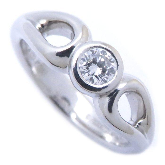 お値下げTiffany & Co. ダイヤモンドプラチナリング　7号 TIFFANY&Co.】ティファニー 7号 リング・指輪 4Pダイヤ フラワー