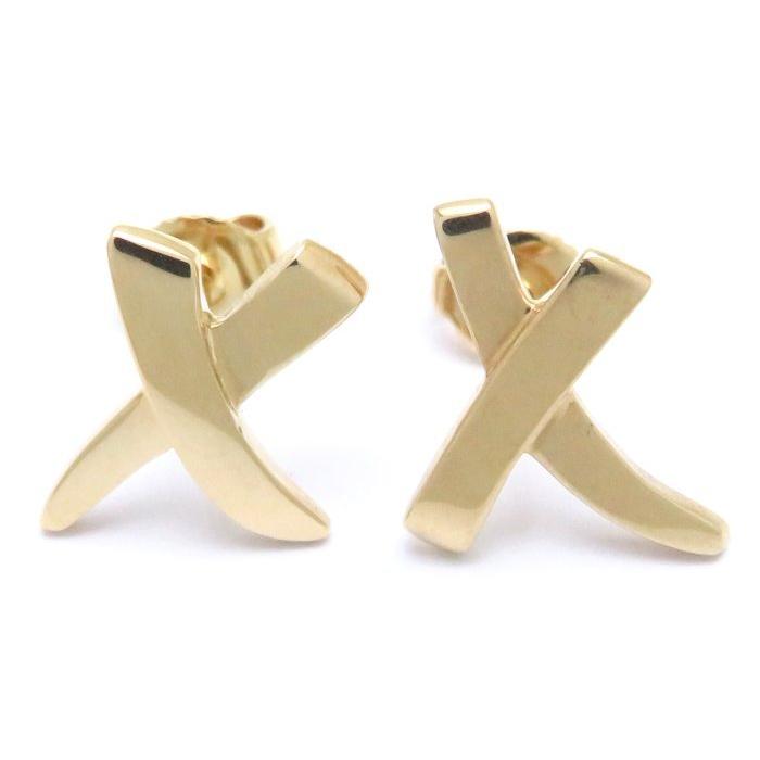 Tiffany ティファニー　パロマ・ピカソ キス　ピアス ゴールド　18k TIFFANY&Co.（ティファニー） キス ピアス K18YG イエローゴールド