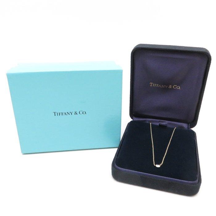 ティファニー TIFFANY&CO. バイザヤード ネックレス 1Pダイヤモンド K18YG イエローゴールド ペンダント/096957【中古】【BJ】｜phasemidoriya78｜08