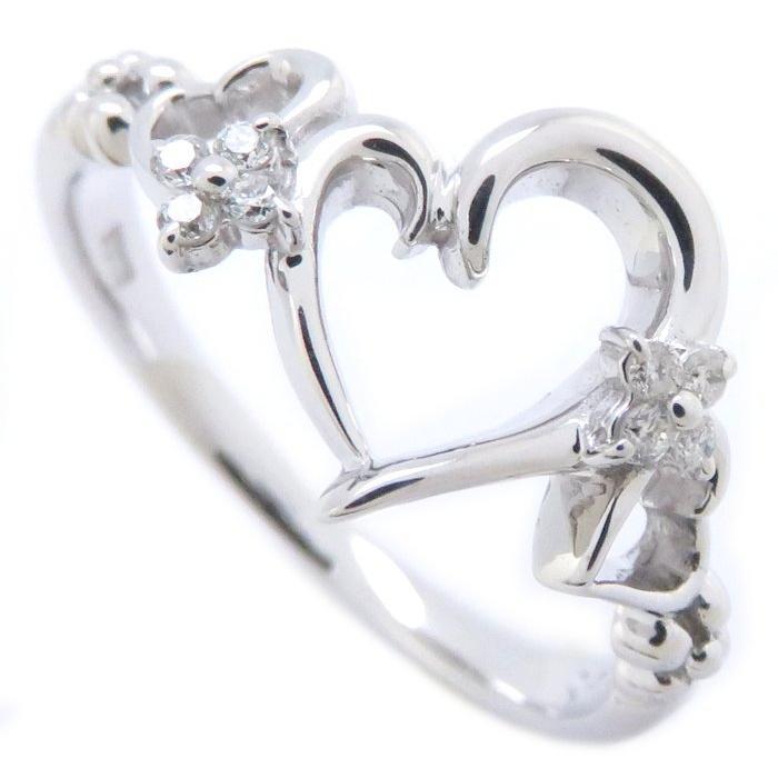 サマンサティアラ　K18ハートダイヤリング Samantha Tiara サマンサティアラ ダイヤモンド ハート リング