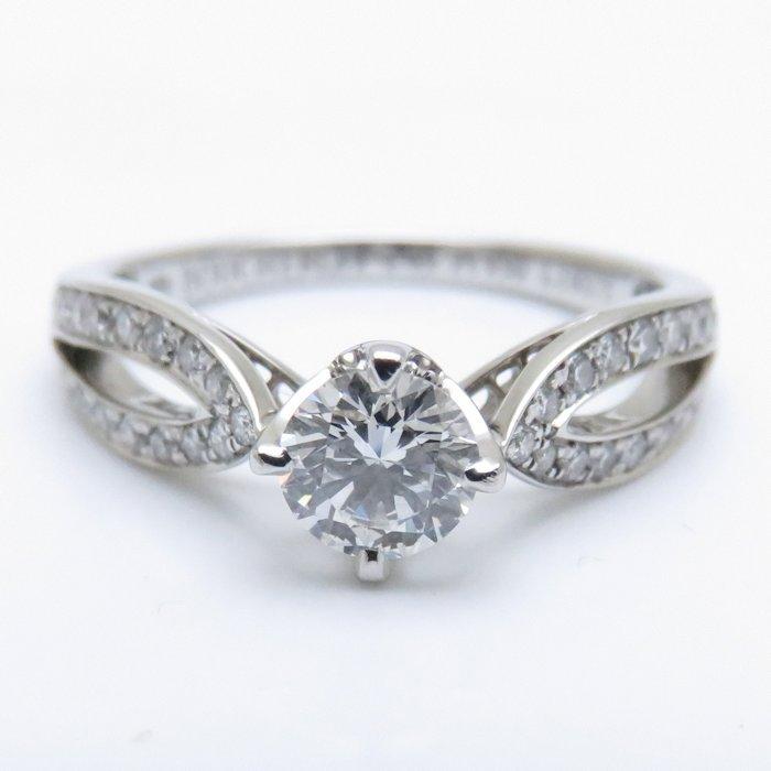 ブシュロン ポン ドゥ パリ ダイヤ リング 0.5ct/G/VS1/3EX BOUCHERON